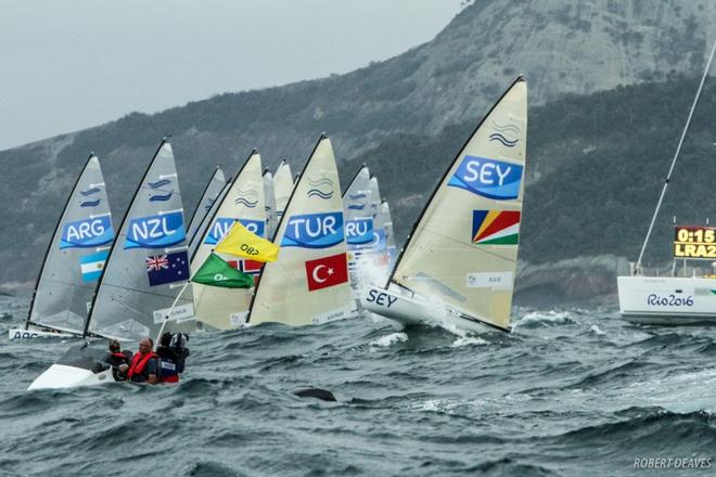 Rio 2016 – Extreme Finn sailing ©  Robert Deaves